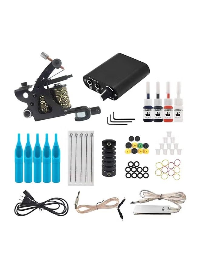 Starter Tattoo Machine Kit Set Multicolour