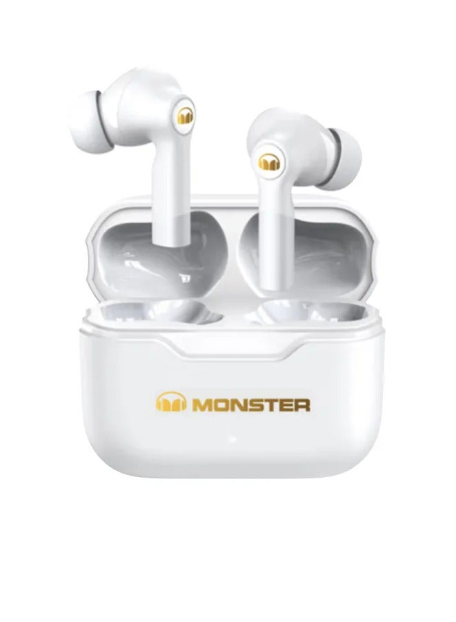 Monster Airmars Xkt02 True Wireless Bluetooth Earphones White