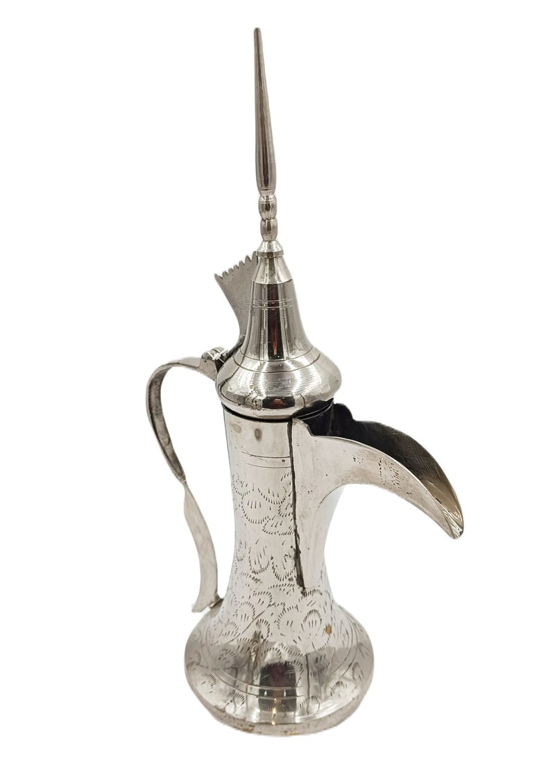 ARABIC STYLE SILVER MADE COFFEE POT 18 INCH