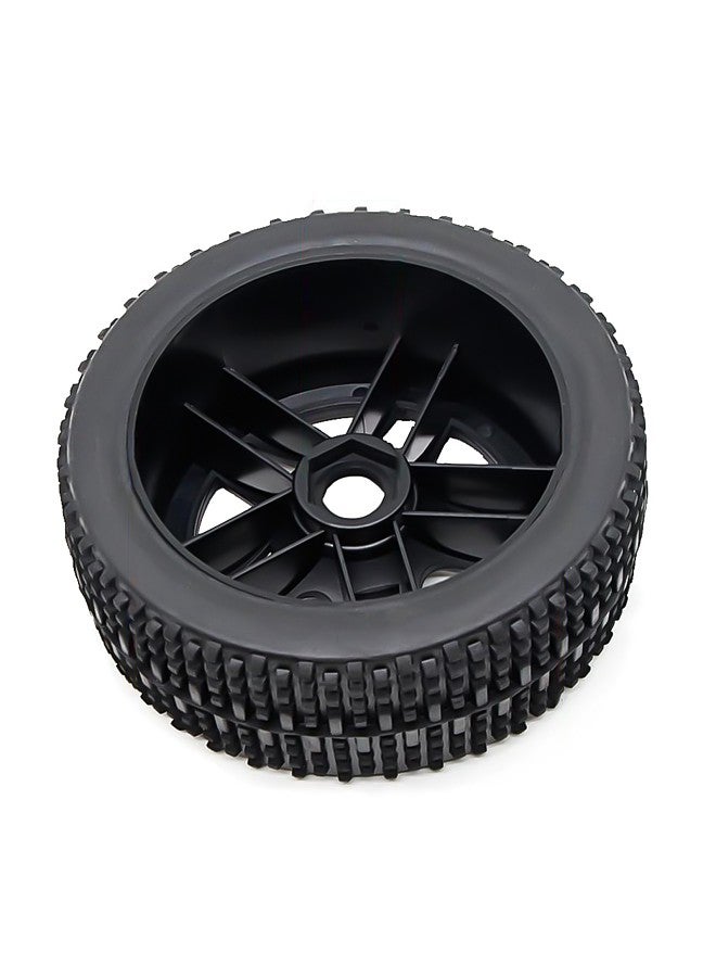 Remote Control Tires 4pcs 111mm Rubber Tires Replacement for HSP Redcat Losi HPI Kyosho MP9 1/8 Remote Control Car