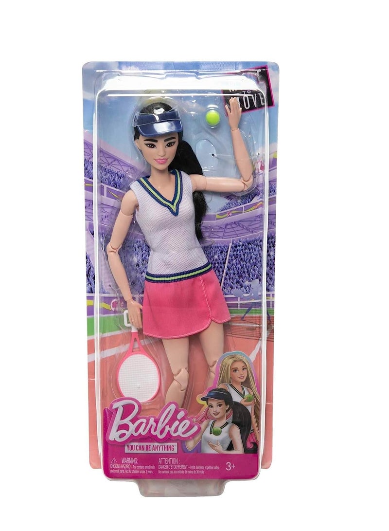 Barbie Articulated Sports Doll - Tennis