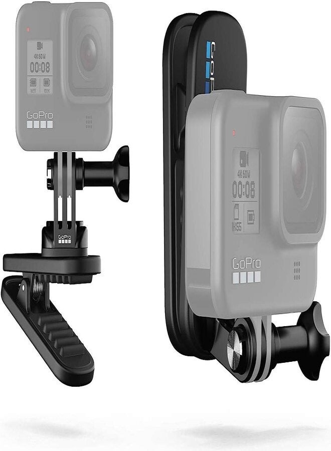 Gopro Travel Kit: Includes Magnetic Swivel Clip, Shorty, And Compact Case - Official Gopro Product, Akttr-002 - Official Gopro