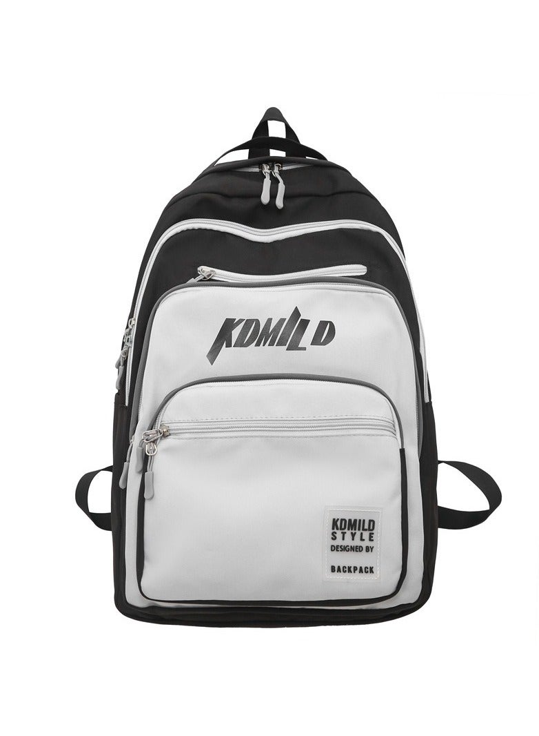 School Backpack For Girls Boys Aesthetic Lightweight Travel Daypack Simple Cute Backpack For Women Men Waterproof College High School Bookbag