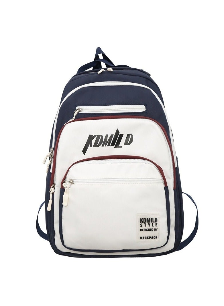School Backpack For Girls Boys Aesthetic Lightweight Travel Daypack Simple Cute Backpack For Women Men Waterproof College High School Bookbag