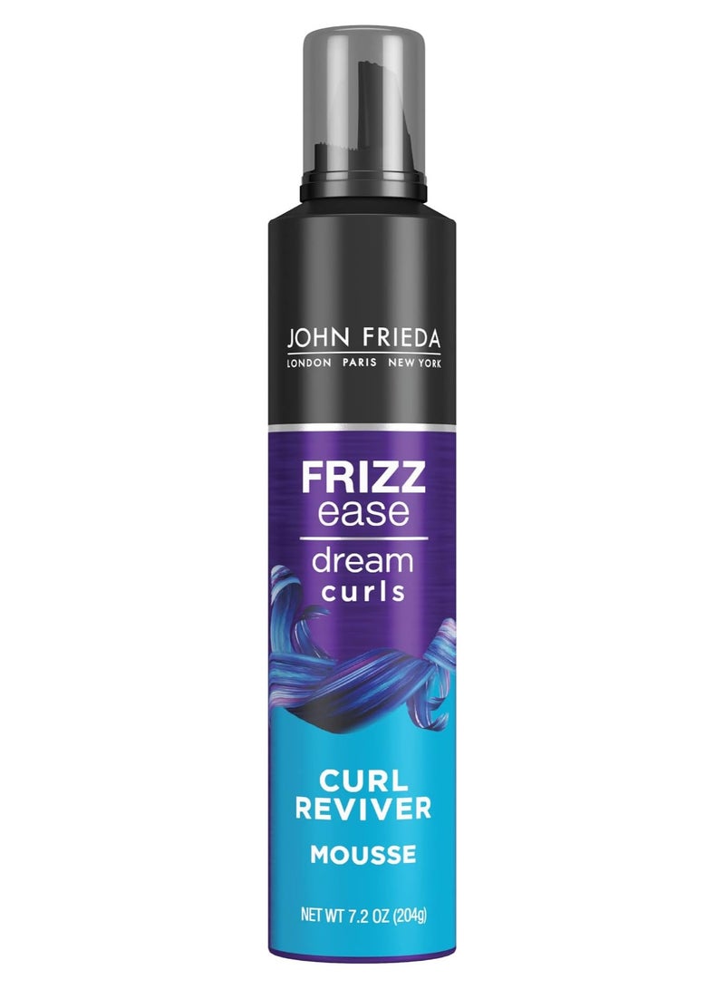 Frizz Ease Dream Curls Curl Reviver Mousse, 7.2 OZ.