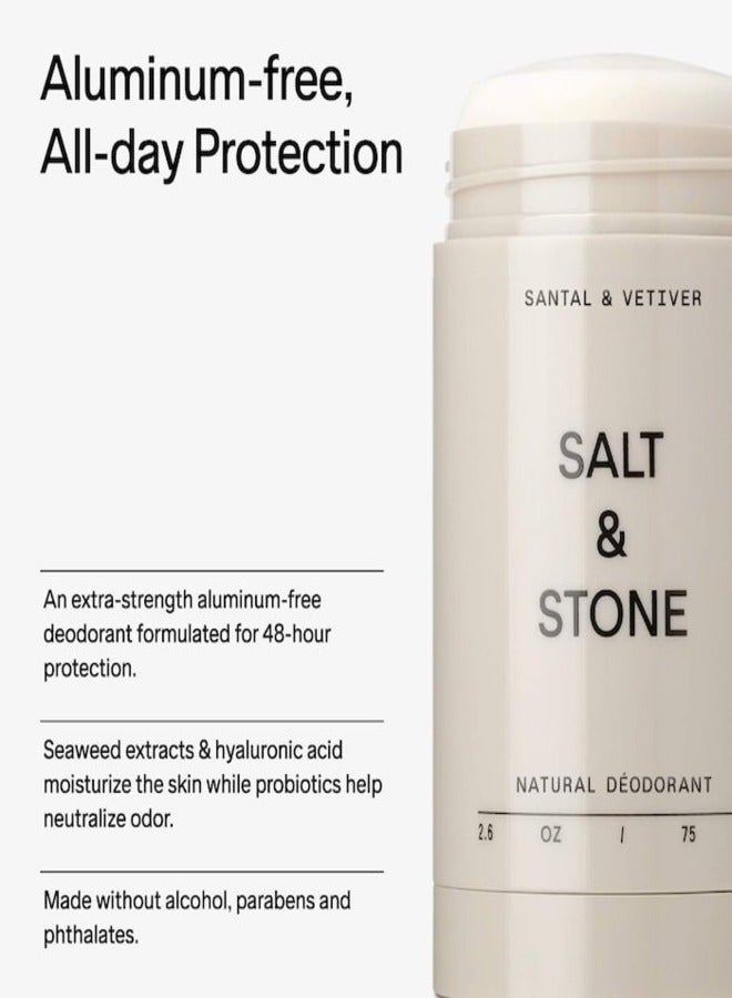 Salt and Stone Santal & Vetiver Extra Strength Aluminum Free Deodorant 28g