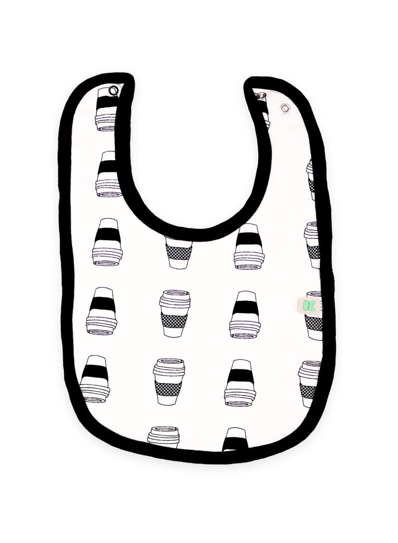 Kidbea 100% Organic Cotton Feeding Infants and Toddlers baby Apron Ultra-Soft Infant Apron Unisex Reusable Bibs Pack of 4
