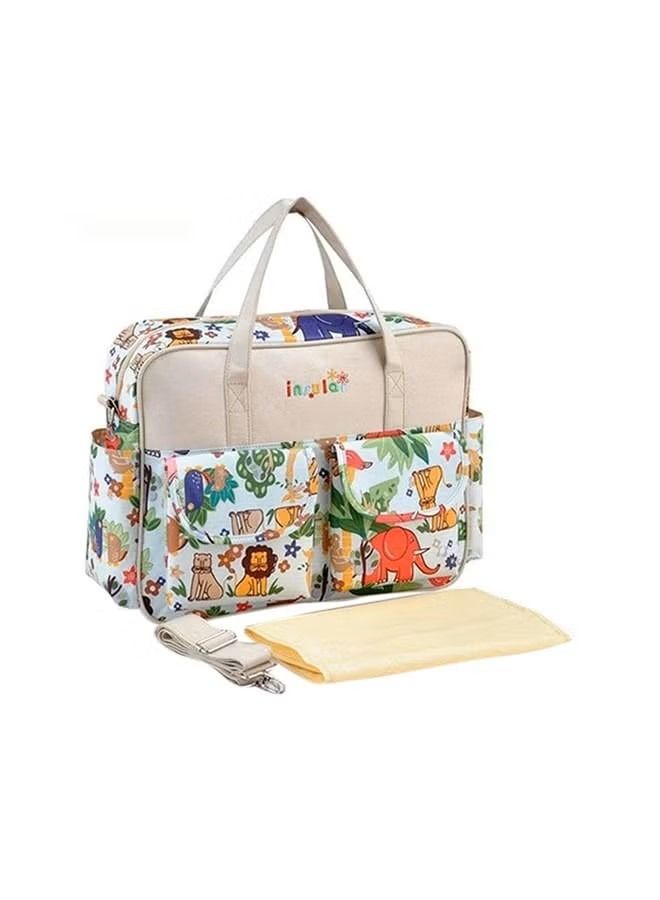 Multifunctional Animal Print Travel Nappy Bag With High-Quality Material