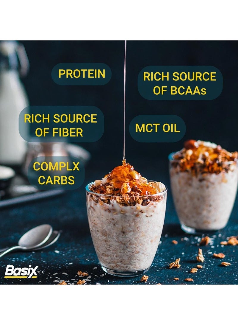 Basix Oats High Protein Porridge 3kg Coconut Flavor 50 Serving