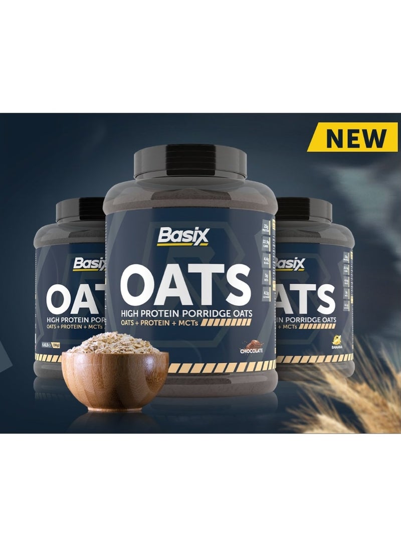 Basix Oats High Protein Porridge 3kg Coconut Flavor 50 Serving