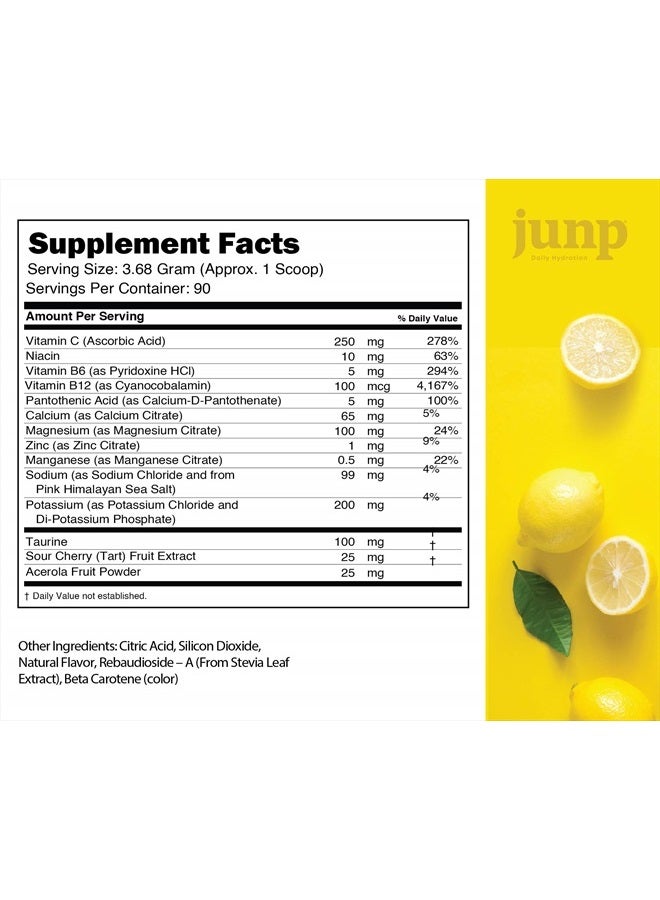 Hydration Electrolyte Powder, Electrolytes Drink Mix, Hydration Mix, Sugar Free, Gluten Free, 0 Calories, 0 Carbs, Keto Friendly, NON - GMO Kosher, 90 Servings. (Lemonade)