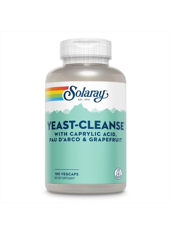 Solaray Yeast-Cleanse -- 180 Vegetarian Capsules