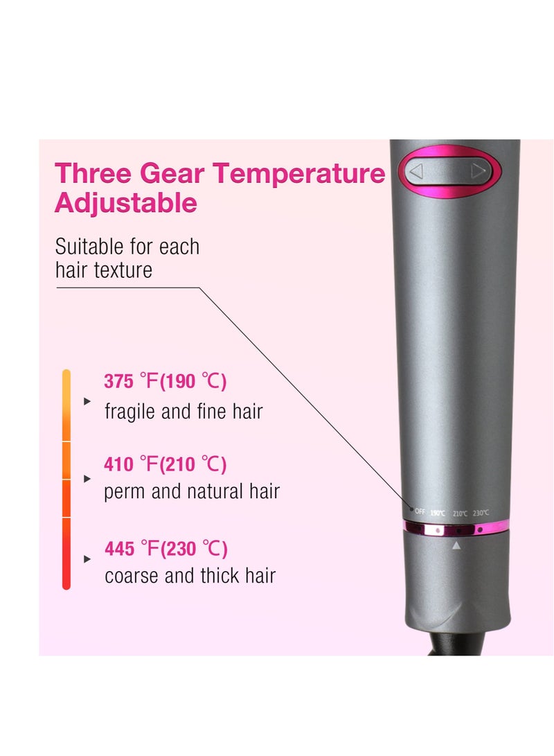 3 in 1 Automatic Hair Curler, Auto Rotating Curling Iron Set, with Ceramic Interchangeable Curling Wand (0.75