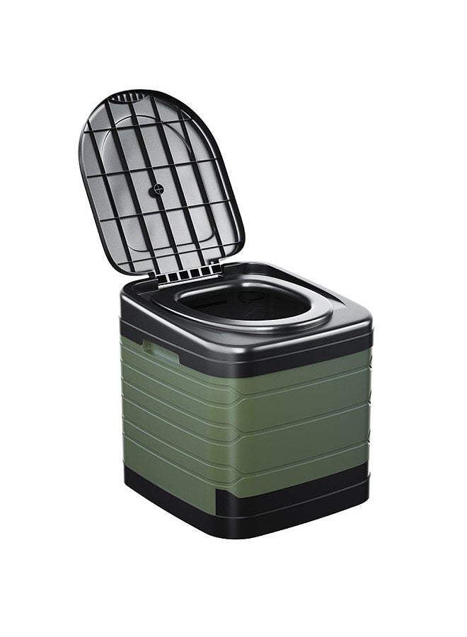 Portable Toilet Camping Toilet Foldable Toilet with Lid for Car Indoor Outdoor