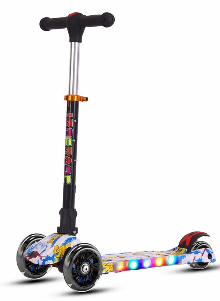 Kids Scooter 3 Wheels Scooter, Adjustable Handlebars