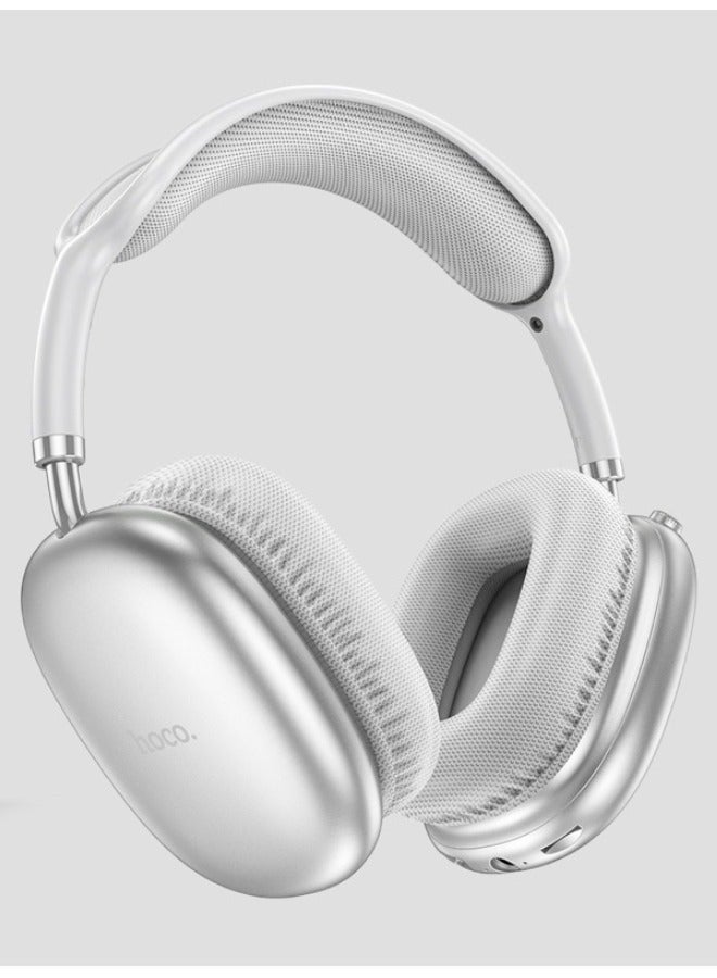 W35 Air Wireless Bluetooth Headphones Silver