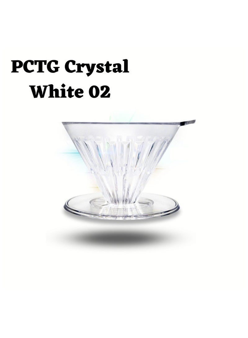 TIMEMORE Crystal Eye Coffee dripper PCTG 01 - Transparent  (Small, 02)