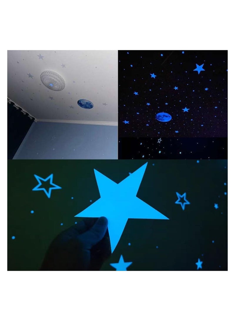 893Pcs Glow in The Dark Stars for Ceiling Glowing Stars for Ceiling Planets Stars Wall Decals Solar System Galaxy Space Nursery Wall Stickers for Kids Unicorns Castles Girls Boys Room