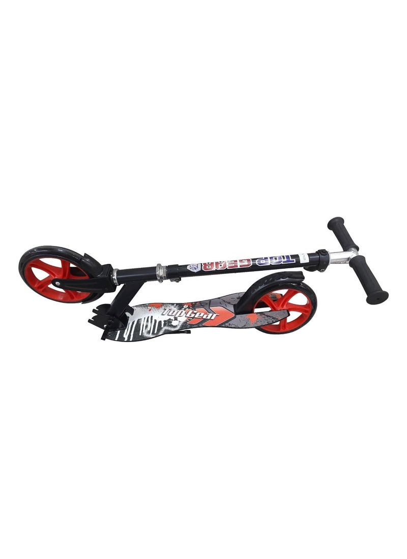 Top Gear Kick Scooter TG 9020 for Kids Ages 5+ with Weight Capacity 60kgs Foldable - 2 Wheels Scooter and Adjustble Height - Red