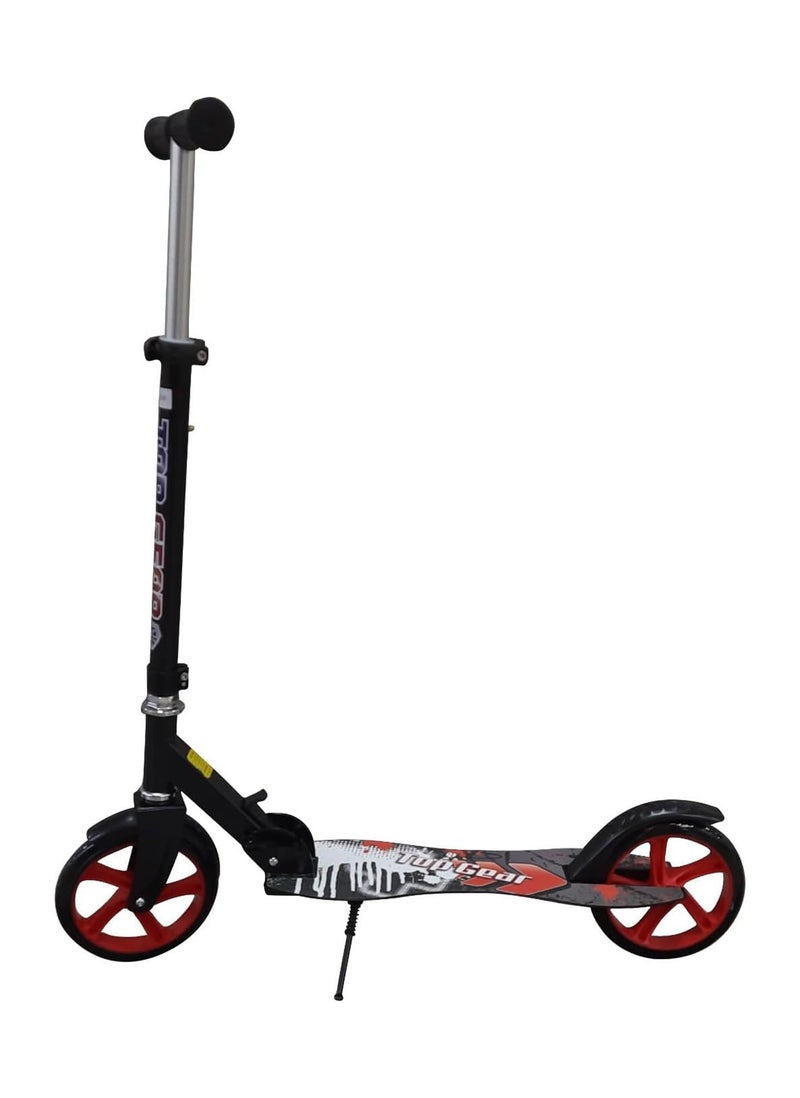 Top Gear Kick Scooter TG 9020 for Kids Ages 5+ with Weight Capacity 60kgs Foldable - 2 Wheels Scooter and Adjustble Height - Red