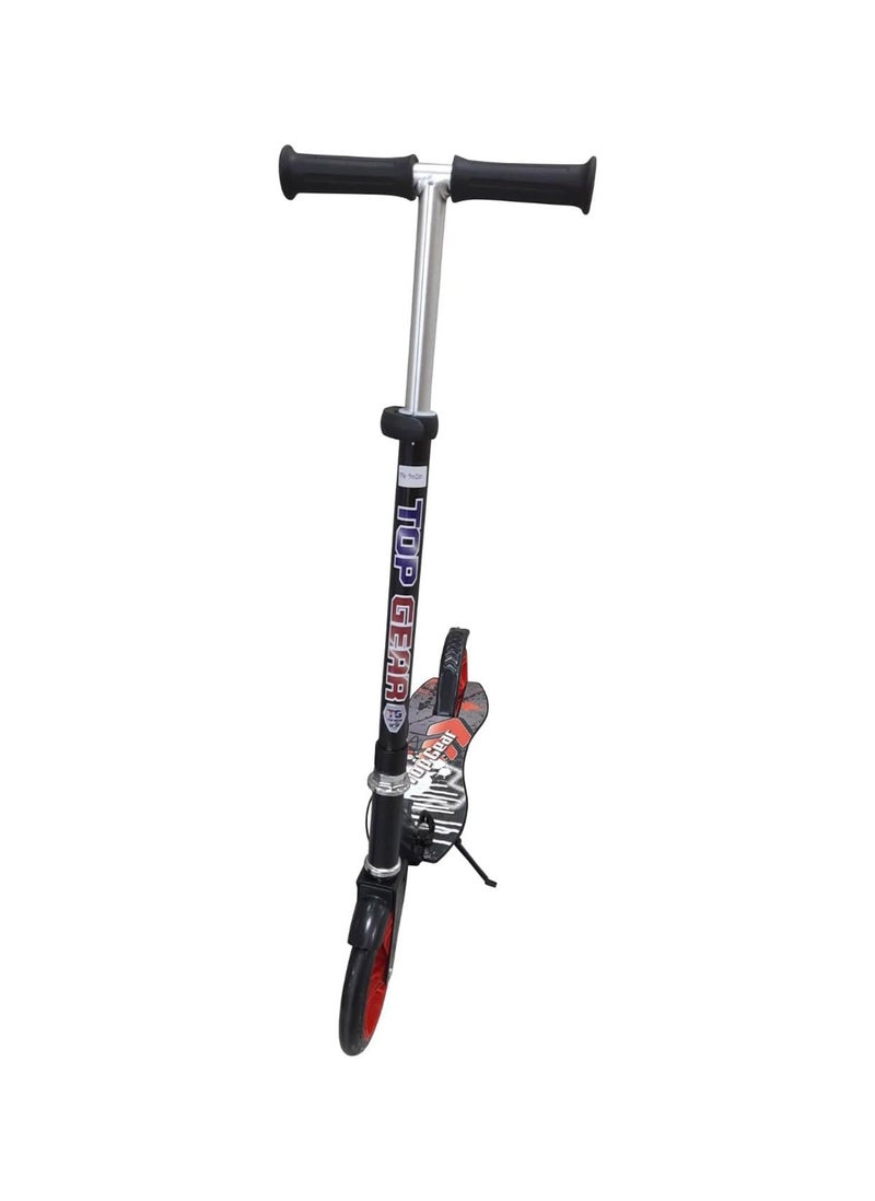 Top Gear Kick Scooter TG 9020 for Kids Ages 5+ with Weight Capacity 60kgs Foldable - 2 Wheels Scooter and Adjustble Height - Red