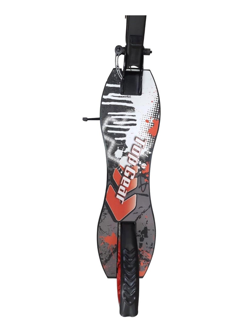 Top Gear Kick Scooter TG 9020 for Kids Ages 5+ with Weight Capacity 60kgs Foldable - 2 Wheels Scooter and Adjustble Height - Red