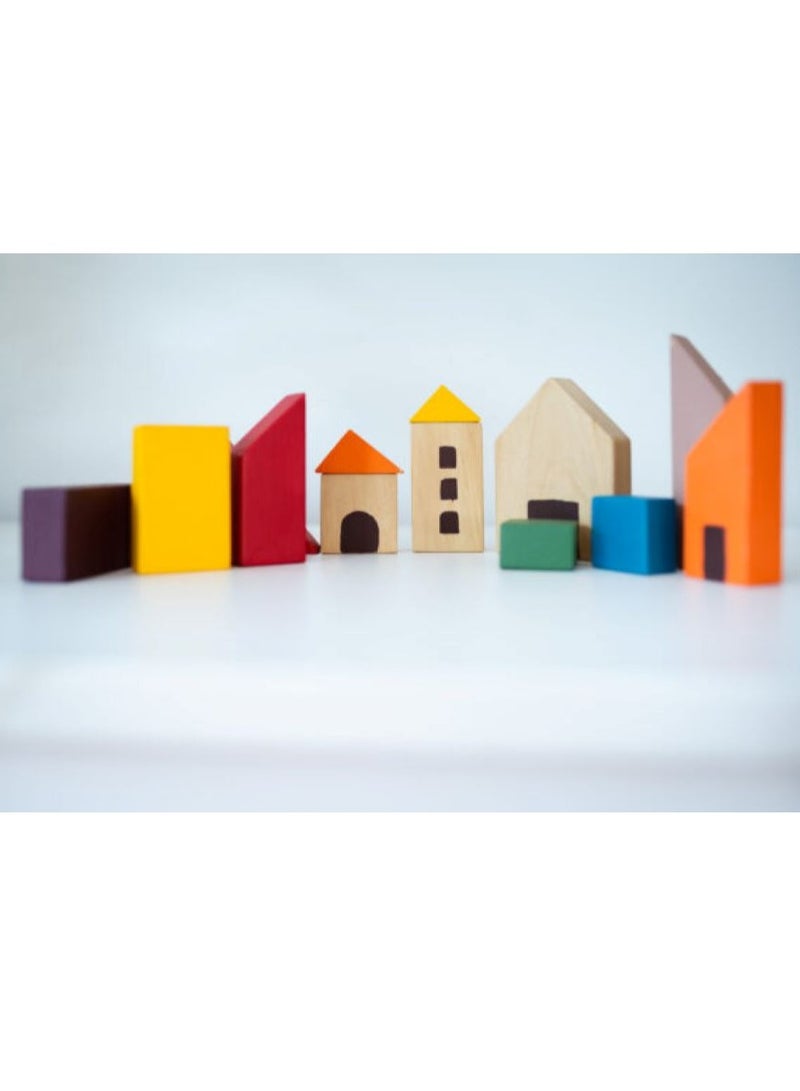 Toy Building Blocks Set Hearth & Hand House Blocks