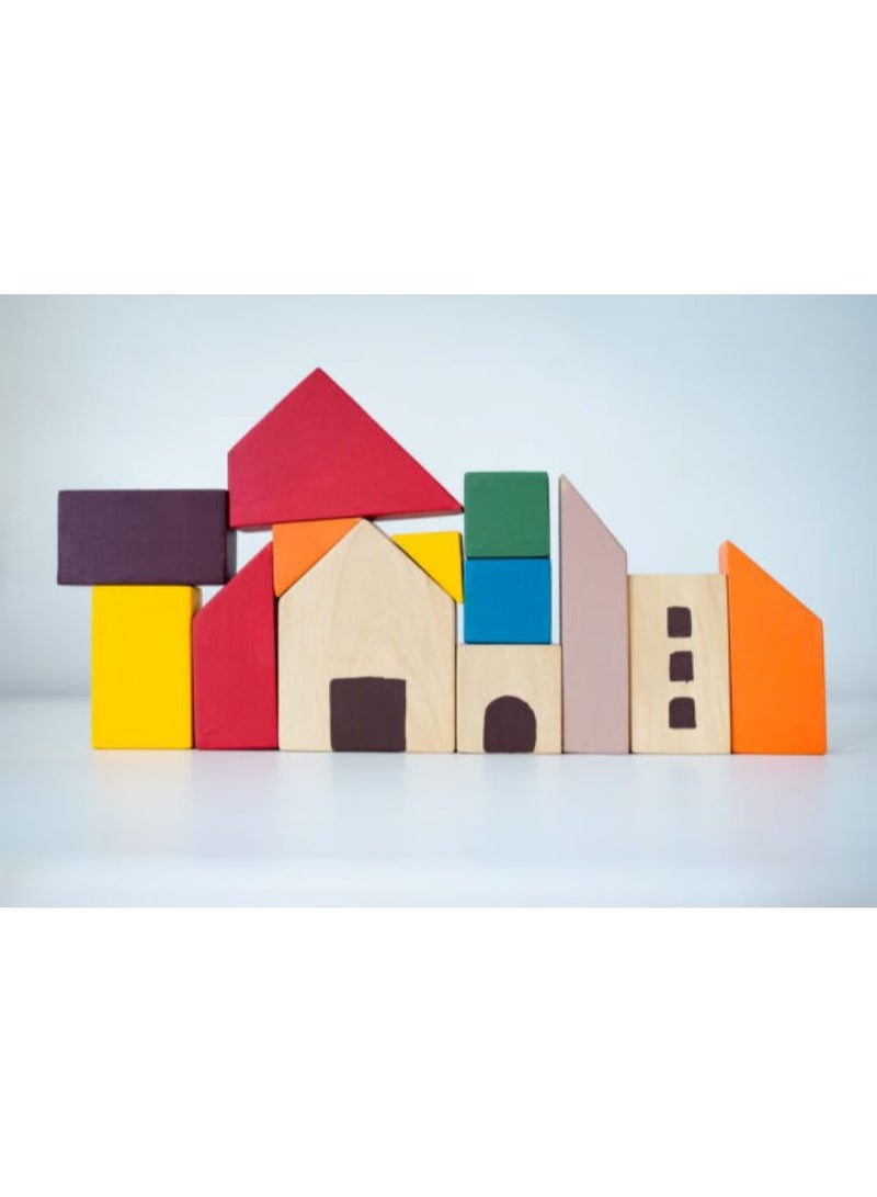 Toy Building Blocks Set Hearth & Hand House Blocks