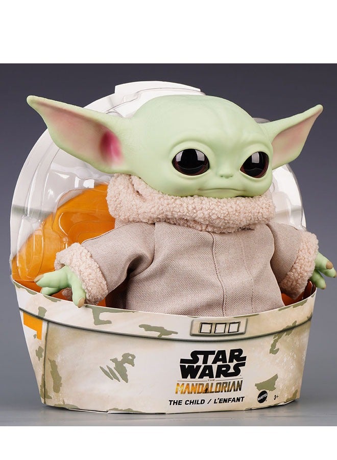 Marvel Star Wars Yoda Baby Action Figure Kawaii Yoda Plush Doll Toy Doll Ornament Children'S Collection Gifts