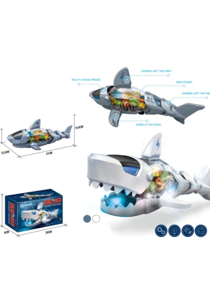 Shark Toy Deep Ocean Explorer Big Toy For Kids, Educational Science Toy Simulated Shark Model