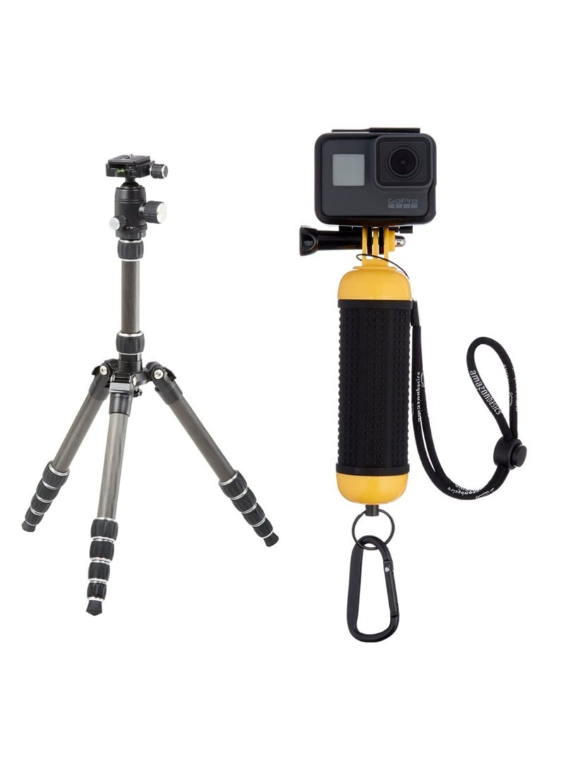 Aluminum Alloy Travel Portable Camera Tripod With Ball Head Quick Release Plate Carry Bag
