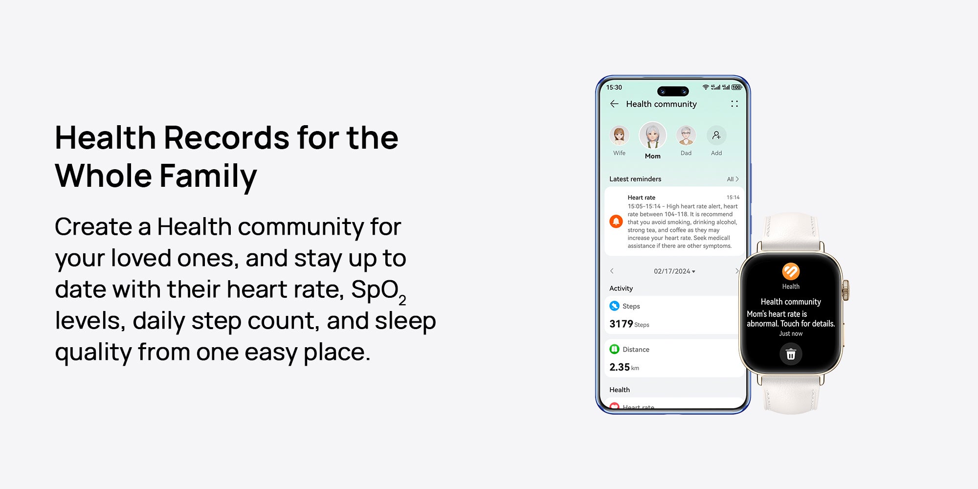 Watch Fit 3 Smartwatch, 1.82 Inch AMOLED Display, Ultra Slim Design, Scientific Workout Coach, Upgraded Health Management, Compatible With iOS And Android+ HUAWEI FreeBuds SE 2 Pink