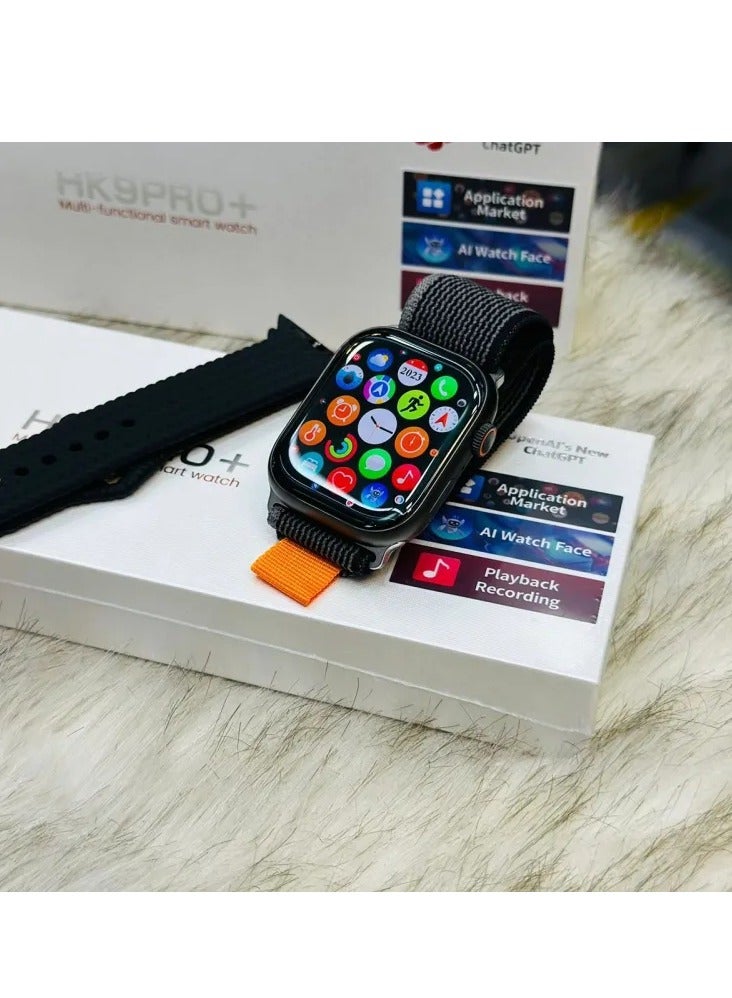 Amoled Display Smartwatch HK9 pro + With CHATGPT and Gesture control