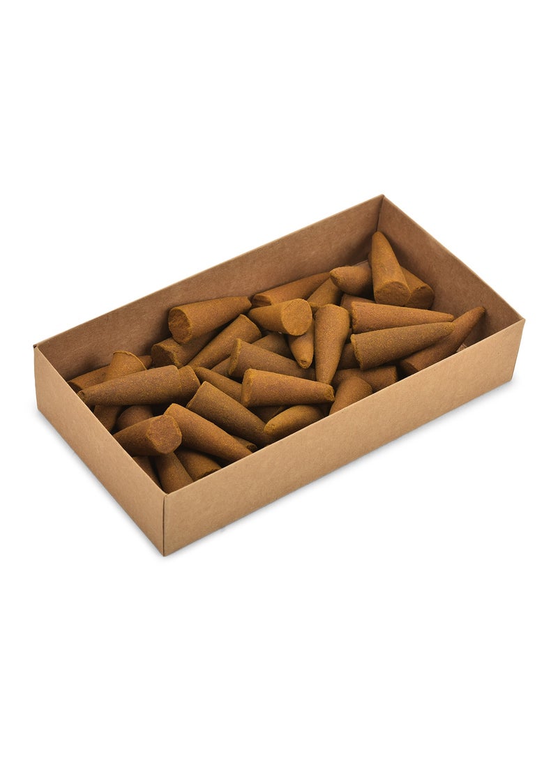 SUGANDH MANJARI Dhoop Cone 50 Pcs Box Pack | Long Lasting Fragrances -  | Made of Organic | for Puja, Aarti, Havan