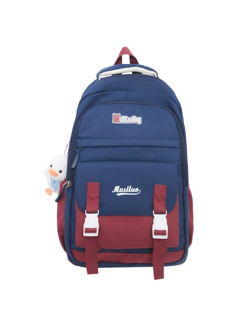 Large-capacity backpack bag female backpack junior high school school bag high school college student travel bag