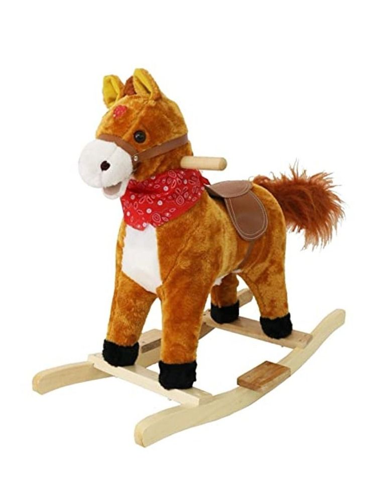 wooden riding horse