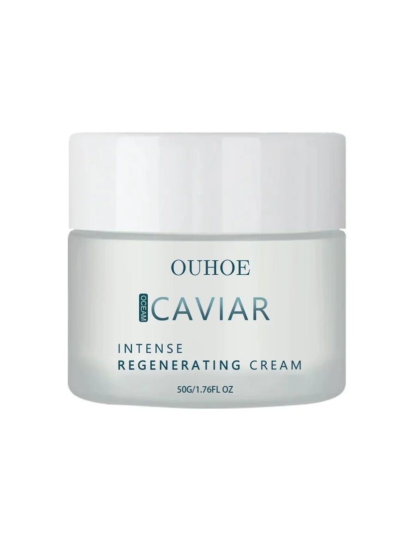 Caviar Cream, Hyaluronic Acid Anti Aging Anti Wrinkle Essence, Hydrating And Firming Skin Whitening Cream, Softening Moisturizing  Smooth Face Essence For Skin Tightening Lifting And Shrinking Pores