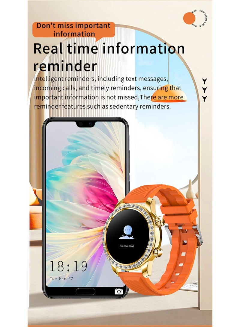 Smart Watch Z89promax 1.52'' HD Touch Screen With Waterproof, Bluetooth Calling With Blood Pressure & Heart Rate Monitor, Sport Digital Smartwatch (Gold)
