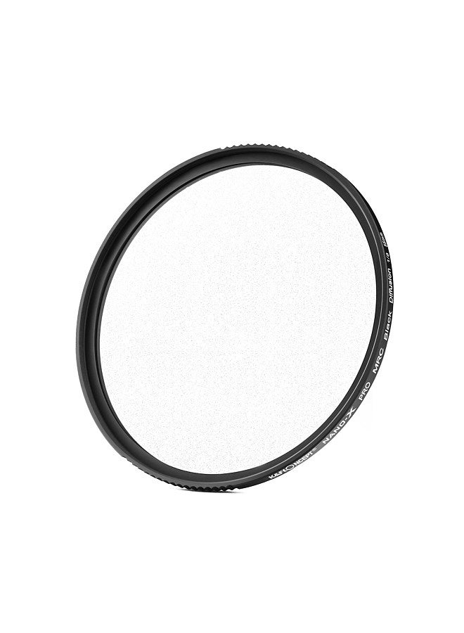 Soft Focus Filter Diffusion Filter Lens Black Mist 1/8 with Waterproof Scratch-resistant for Camera Lens 55mm Diameter