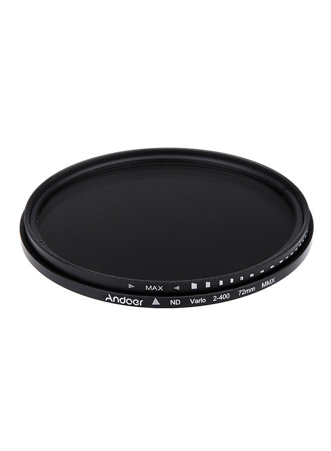 72mm ND Fader Neutral Density Adjustable ND2 to ND400 Variable Filter for Canon Nikon DSLR Camera