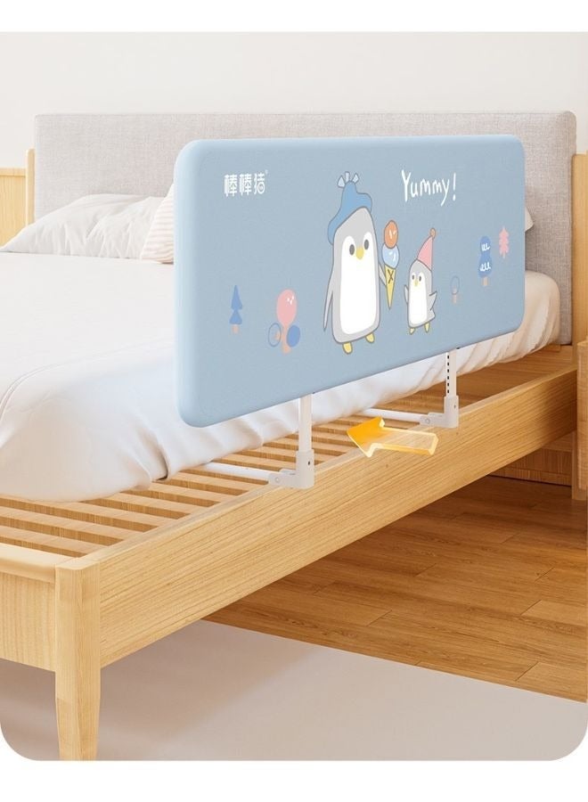 Toddler Bed Rails Guard Foldable Crib Rail Guard Portable Bed Rail Falling Side Protector Fence Baby Bed Rail for Toddlers for Cribs, Twin, Double, Full Size Queen & King Bed Size 150cm