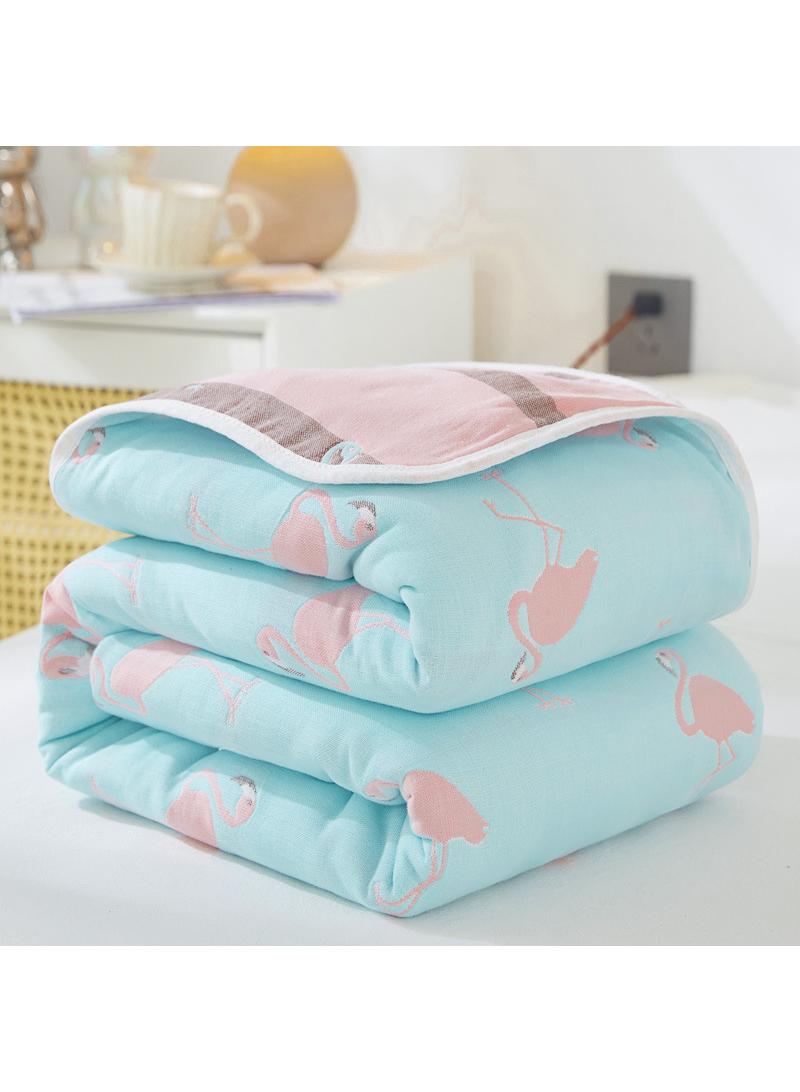 90*100cm Six Layer Absorbent Cotton Towel Summer Cool Blanket