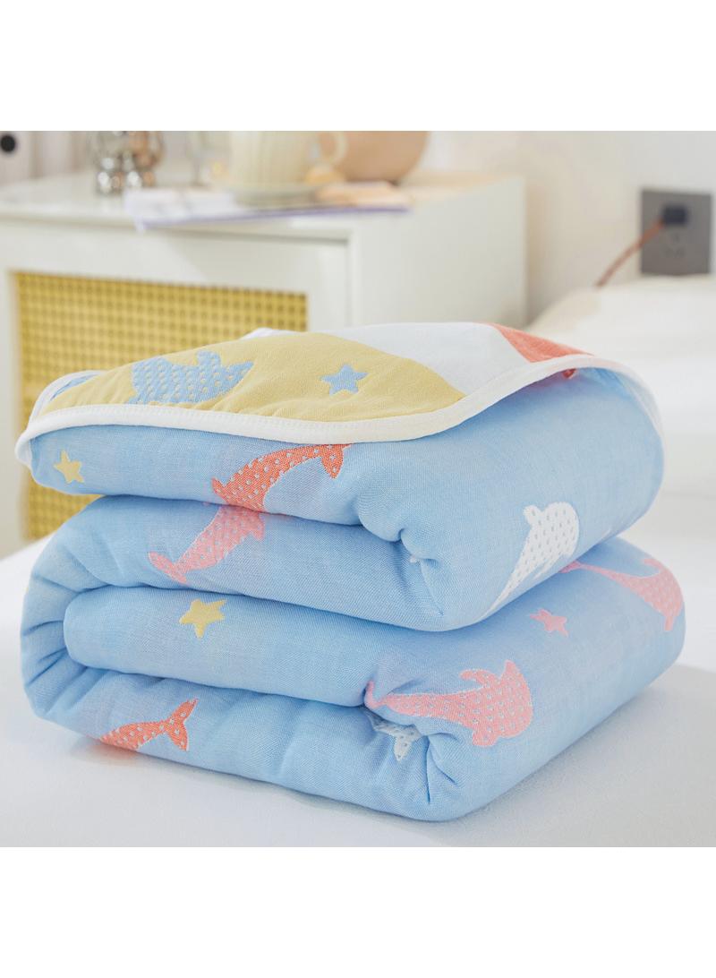 150*200cm Six Layer Absorbent Cotton Towel Summer Cool Blanket