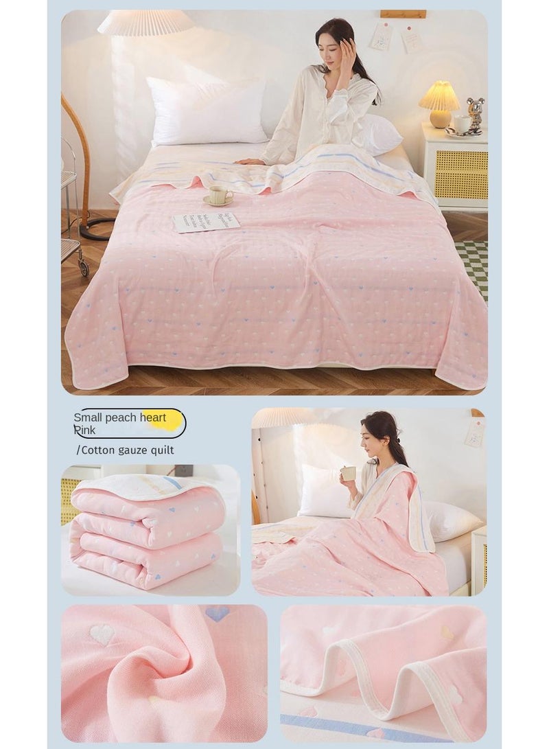 120*150cm Six Layer Absorbent Cotton Towel Summer Cool Blanket