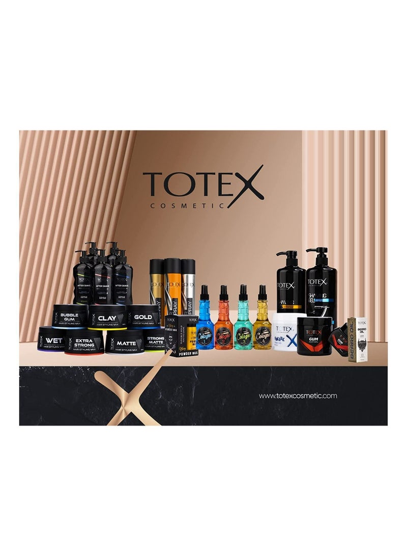 Totex Barber Aftershave Men Spray Cologne Fragrance Professional Barbers Hairdressers and Traditional Spray Cologne 250 ml (No 4 Gold Brown)