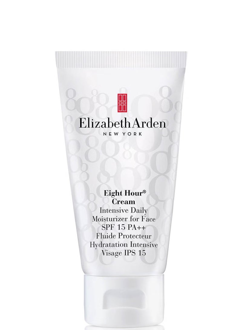 Elizabeth Arden Eight Hour Cream Intensive Daily Moisturizer For Face Spf 15 (50ml)