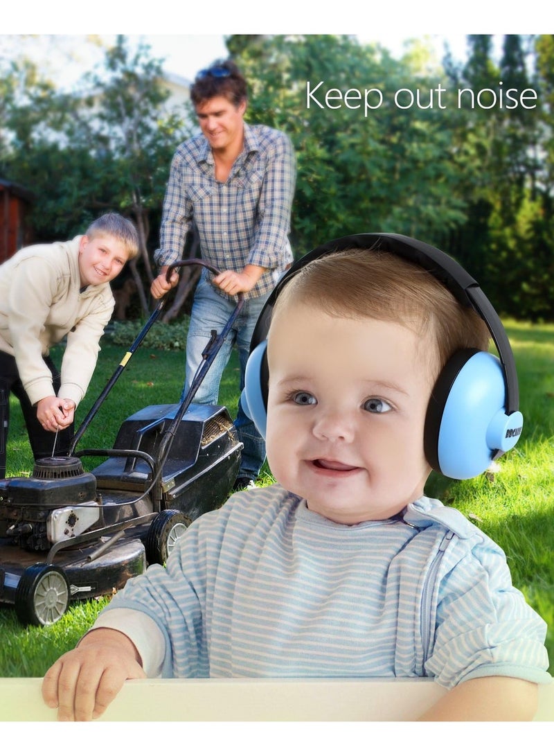 Kids Noise Reduction Earmuffs, Baby & Toddler Ear Protection Noise Cancelling Headphones for Ages 3 Months to 2 Years, Essential Infant Hearing Protection for Sleep, Travel & Studying