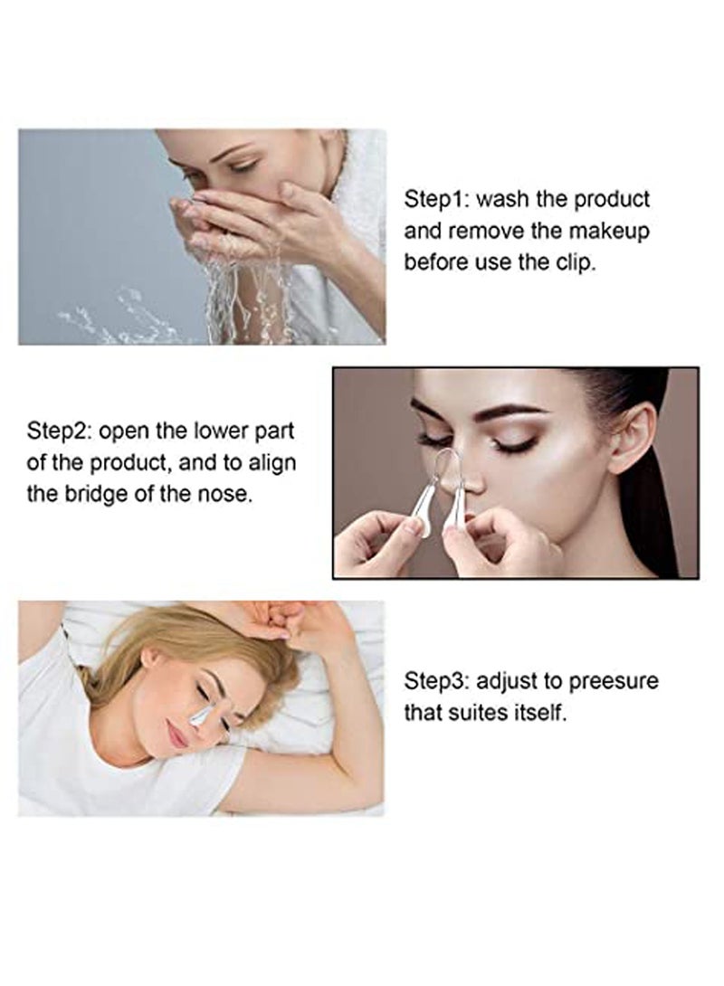 Nose Shaper Lifter Clip, Lifting Soft Safety Silicone Rhinoplasty Nose Bridge Straightener Corrector Slimming Device