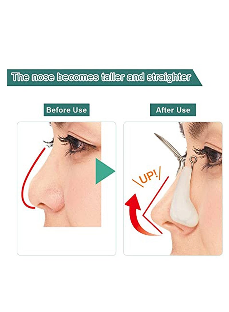 Nose Shaper Lifter Clip, Lifting Soft Safety Silicone Rhinoplasty Nose Bridge Straightener Corrector Slimming Device