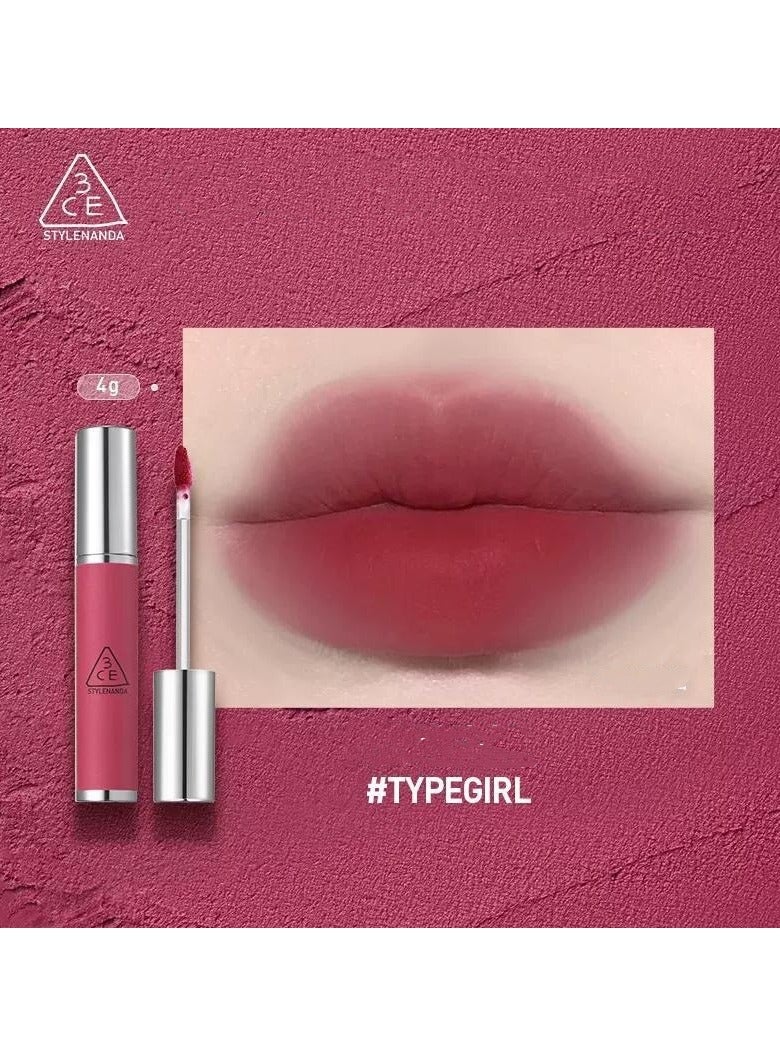 3CE matte velvet lip gloss long-lasting and non-fading 4g